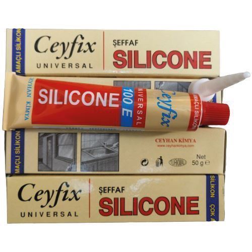 CEYFİX TÜP SİLİKON ŞEFFAF 50 GR