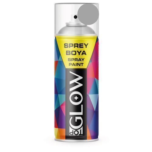 TOP GLOW SPREY BOYA 400 ML METALİK GRİ