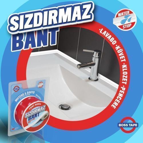 KÜVET KENAR SIZDIRMAZLIK BANDI BEYAZ 22 MM x 3,35 MT