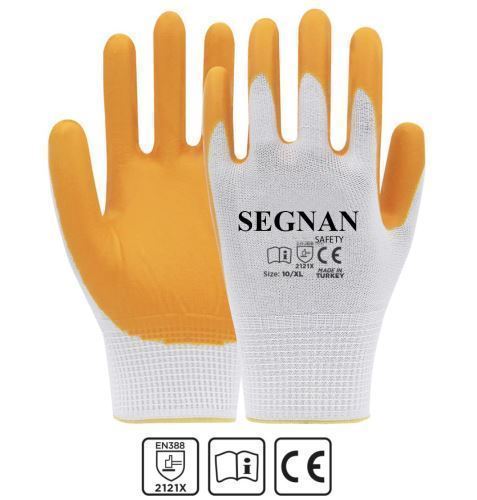 SEGNAN ELDİVEN SN07 SARI-BEYAZ