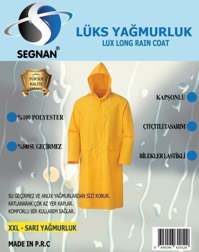 SEGNAN YAĞMURLUK LÜKS SARI