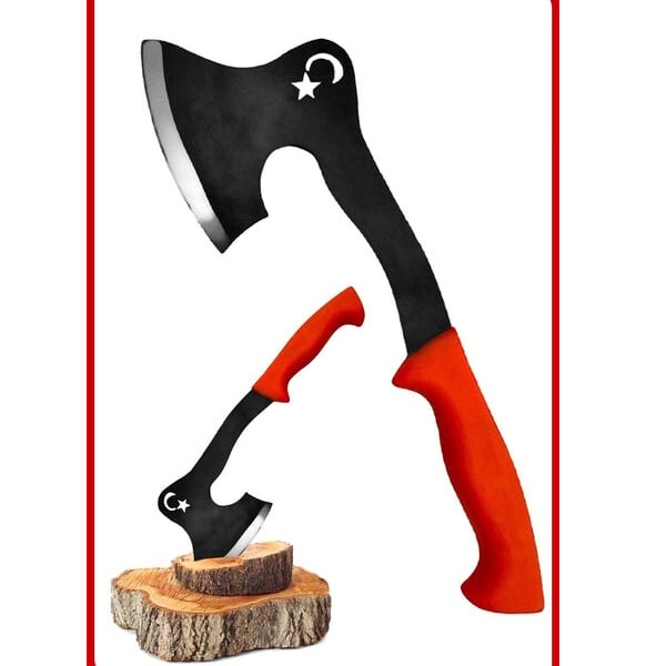 PLASTİK SAPLI KAMP BALTASI KILIFLI