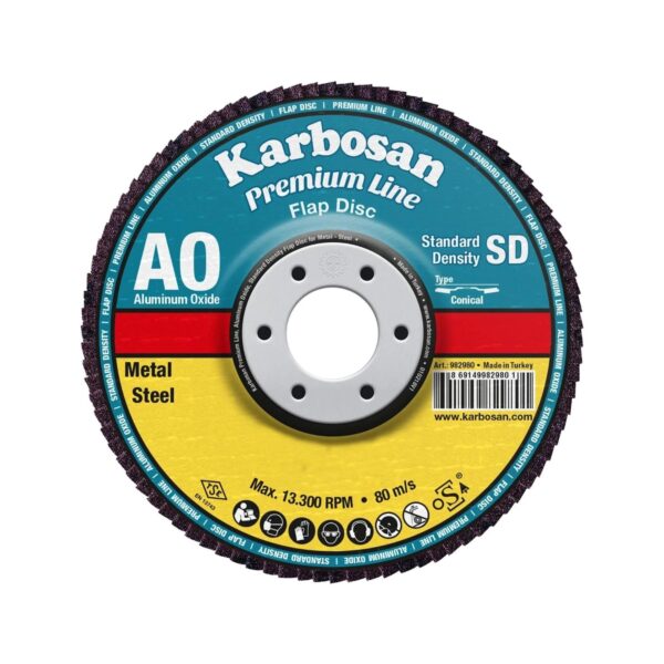 KARBOSAN FLAP DİSK 115x60 ALÜMİNYUM OKSİT
