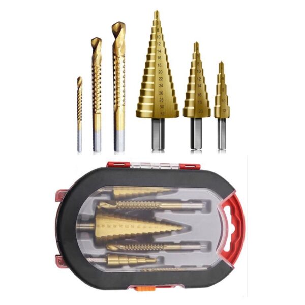 KADEMELİ MATKAP UCU TAKIMI 6 PARÇA