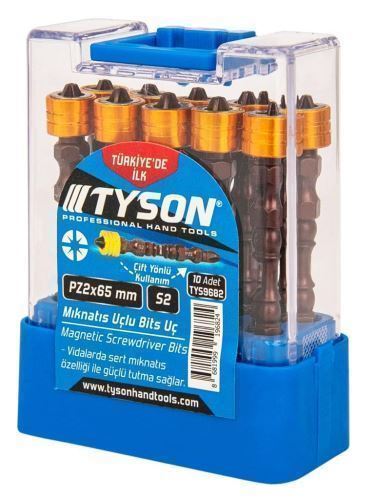 TYSON YILDIZ BİTS UÇ 65 MM PZ 2 ÇİFT YÖNLÜ