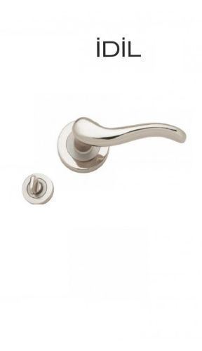İDİL ROZETLİ WC KOL NİKEL SATEN