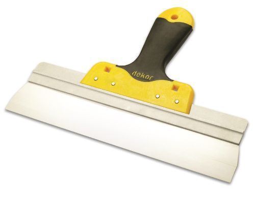 347 DEKOR EĞRİ SAPLI ISPATULA PLASTİK SAP PASLANMAZ 30 CM