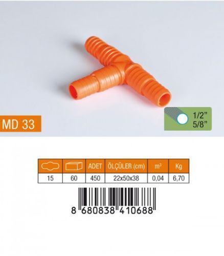 MED33 HORTUM EKİ TE 1/2 x 5/8
