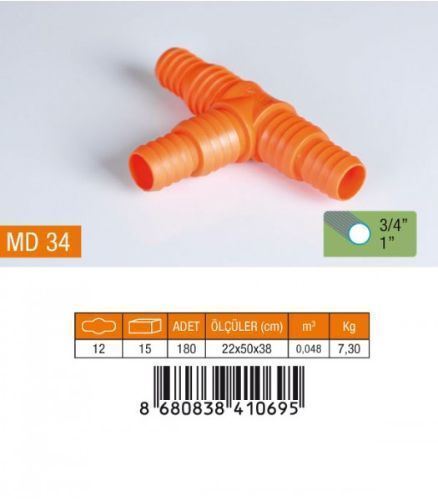 MED34 HORTUM EKİ TE 3/4 x 1