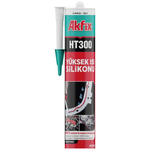 AKFİX RTV SİLİKON KIRMIZI 280 ML